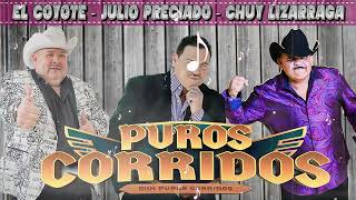 Puros Corridos Mix Para Pistear 🤟 Chuy Lizarraga, El Coyote, Julio Preciado, El Tigrillo Palma