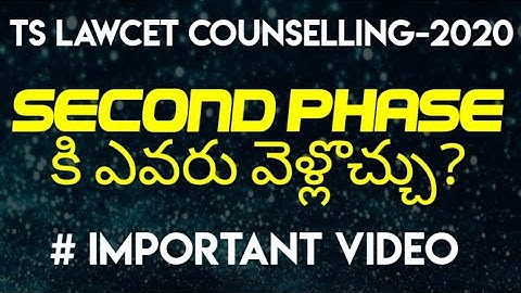 Who are eligible for second phase | Must watch before going for Phase-2| By Krishna