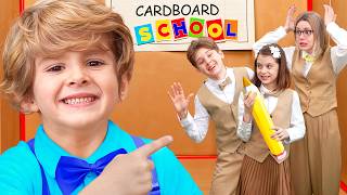 Eva and Friends Cardboard School Adventures