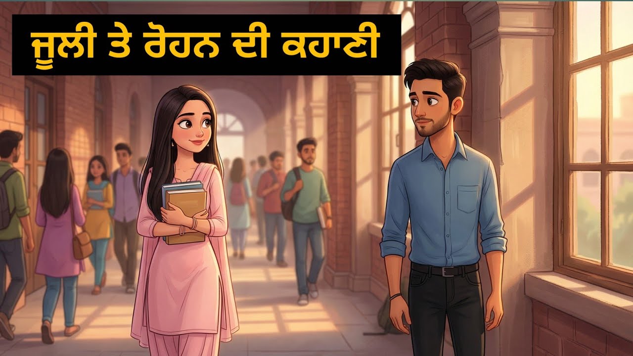 ਜੂਲੀ ਤੇ ਰੋਹਨ ਦੀ ਕਹਾਣੀ | short movie | punjabi films | Ghibli Style | punjabi story 