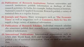 Statistics | Chapter 2 | Collection of Data | part -3|