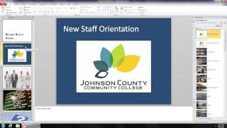 MS Office PowerPoint - JCCC Technical Training