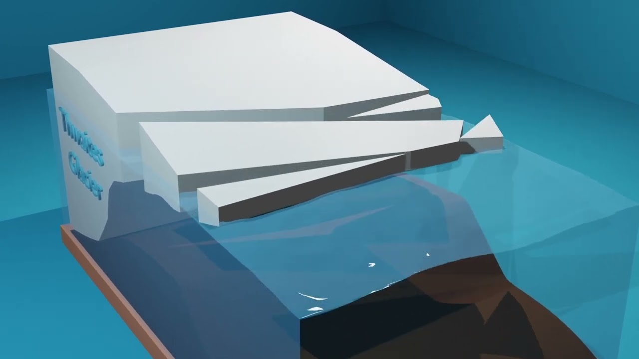 Animation of Thwaites Glacier Grounding Line