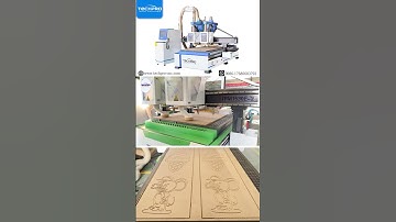 1300*2500mm Double head ATC CNC machine for hot sale #cnc #mdfcutting #furniture #woodworking