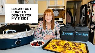 BREAKFAST, LUNCH & DINNER FOR MY 11 KIDS