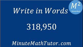 Match Highlights Write in words: 318,950