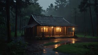 🔴 Powerful Rain and Thunder Sounds for Sleeping | Black Screen Rainstorm - Sleep Sounds