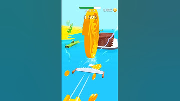 Spiral Roll Relaxing ASMR Gameplay | Satisfying and Relaxing Mobile Games #arcadegames #shorts #asmr