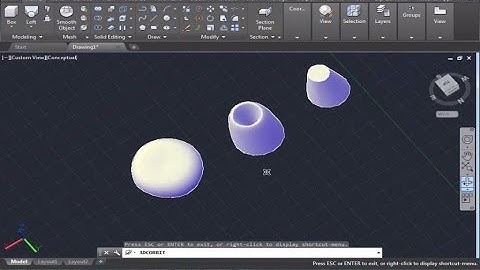 How to use Loft Command  in AutoCAD