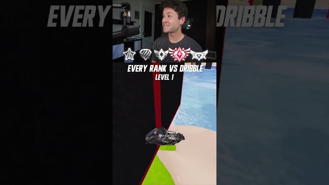 Every rank vs the impossible dribble challenge