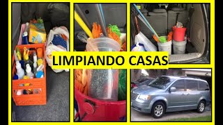 como *organizo MI-EQUIPO- DE-TRABAJO-PARA-LIMPIAR- CASAS (mi carro) #2