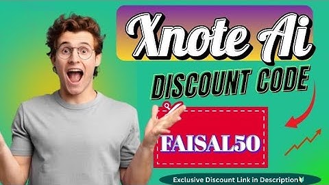 Xnote Ai Coupon Code 2025 | XNote Ai Discount Code | Flat Exclusive 50% OFF ( FAISAL50 ) Mega Deal 