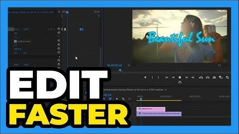 Premiere Pro ： How to EDIT FASTER with Saved Text Presets ⧸ Templates 2024