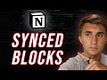 Notion Tutorial: How to Use Synced Blocks in Notion! {New Update}