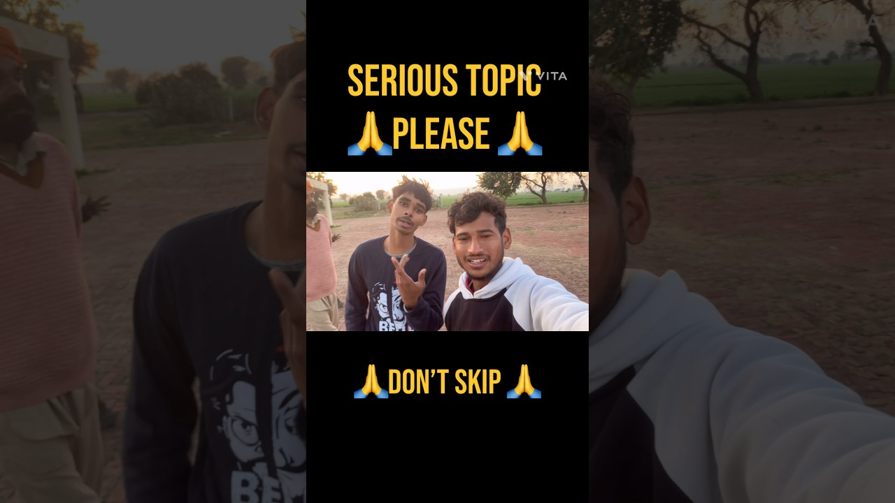 🙏 serious topic 🙏DONT SKIP  