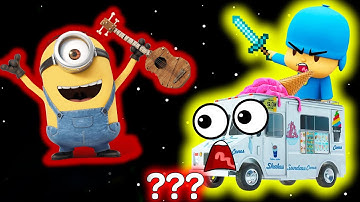 Pocoyo and Minion Sound Variations in 42 Seconds