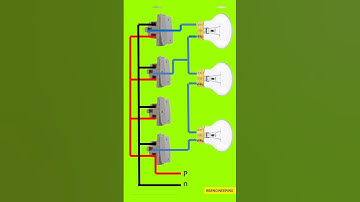 Tunnel wirining diagram🔌 Pratical | Tunnel wiring #shorts