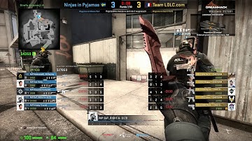 Team LDLC vs Ninjas in Pijamas - Map 3 - Overpass - Grand Final (BO3) - DreamHack Winter 2014- CS:GO