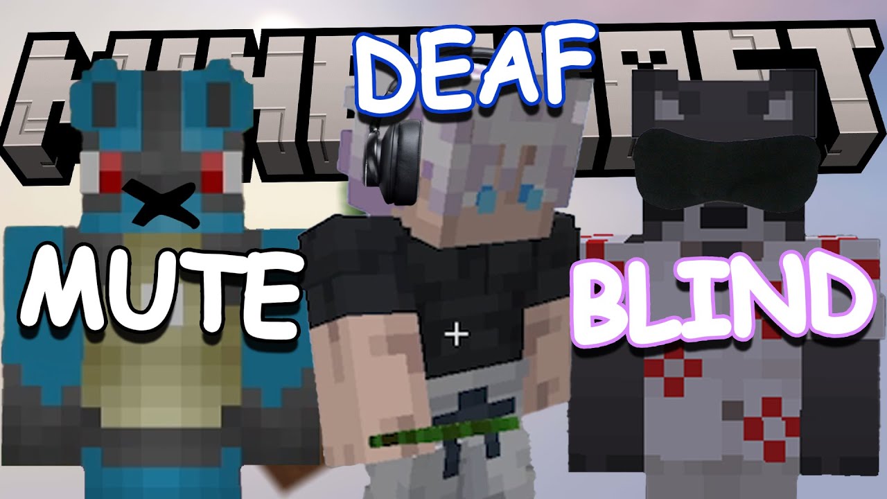 Deaf Blind and Mute Minecraft Skyblock Challenge!