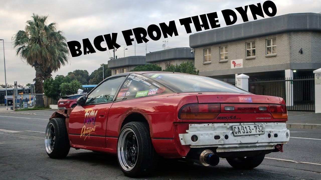 VQ35 S13 is back from the dyno and fitting my new bodykit. - YouTube