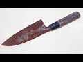 サビ包丁が本当に復活すると思ってるの?【包丁研ぎ】【刃の黒幕】Knife sharpening