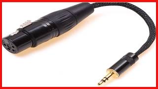 Premium 4-Pin XLR to 3.5mm Stereo Headphone Cable Adapter – Durable, Handcrafted, Audiophile Quality