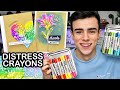 Card Making Techniques With Distress Crayons!