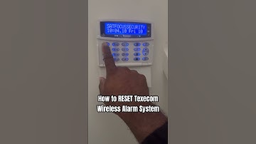 How to RESET Texecom Wireless Alarm System 2025.