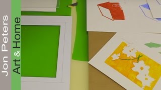 Big News & How To Frame Works Under Glass