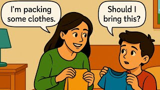 Daily English Conversation with Mom – Easy English Practice for Beginners ✅ RDX - English Learning