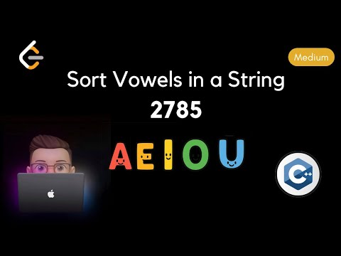 Sort Vowels in a String | Leetcode 2785 | Hindi