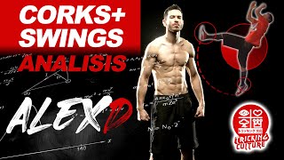 ANALISIS DE SALTO - AlexD Swing Thru Corks (Tricking, Parkour, Freerunning, Acrobacias, Capoeira)