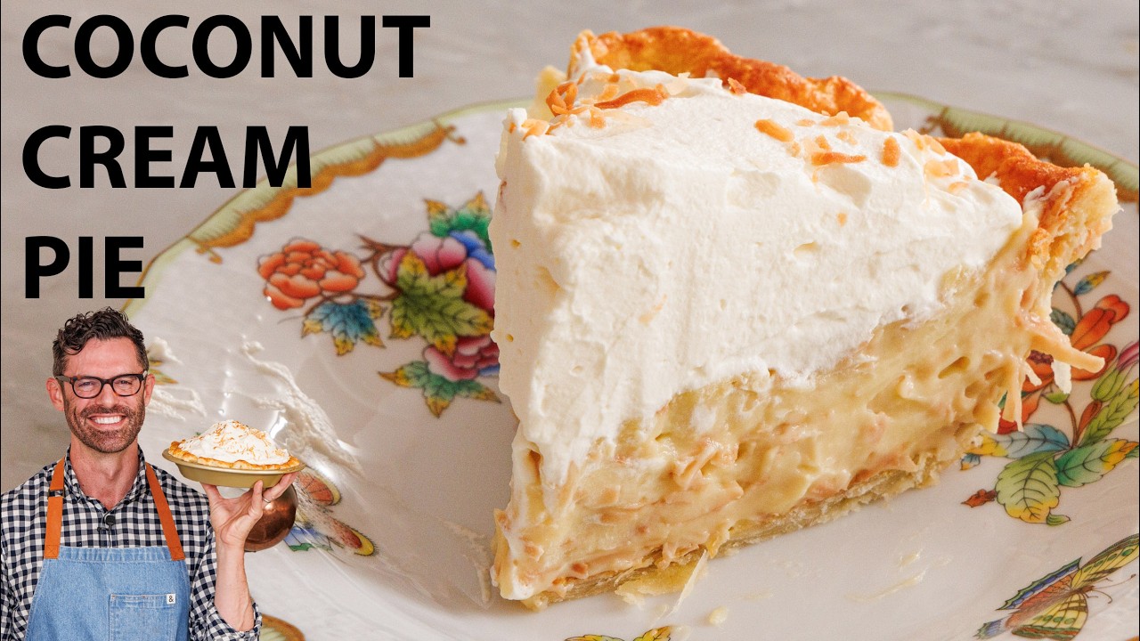 Perfect Coconut Cream Pie Recipe - YouTube