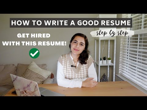 Video: How To Write The Resume That The Employer Chooses