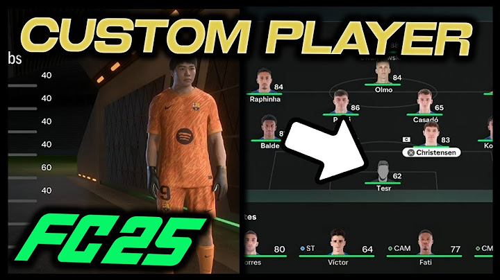 How to Create Custom Players and Transfer Them To Main Squad - FC 25