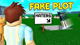 I Made FAKE PLOT To Catch HATERS! (Roblox Bloxburg)