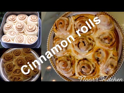 Homemade Cinnamon rolls recipe / Noor’s Kitchen