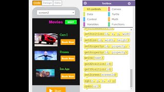 Book A Movie App I App Lab I Codeorg I Full Tutorial