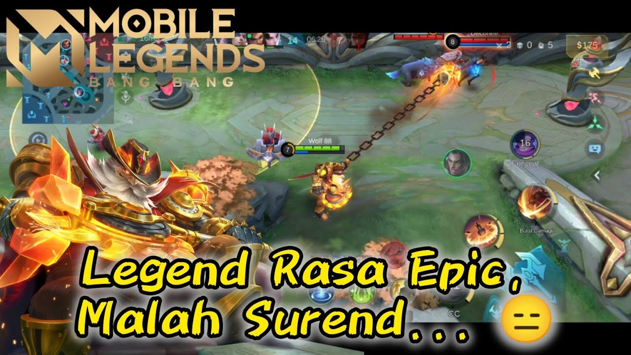 Surend Mobile Legends : Franco Gameplay | Legend Rasa Epic, Malah Surend 😑 ...