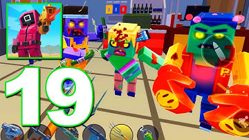Pixel Combat: Zombies Strike - Gameplay Walkthrough Part 19 - Map Arcade Hardcore (Android Games)