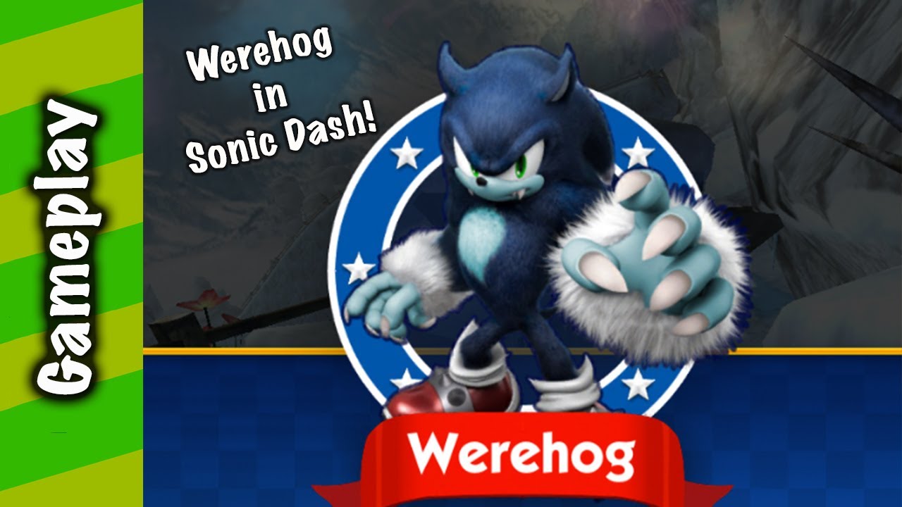 Sonic Dash - Werehog Gameplay