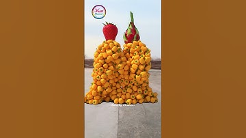 Create humanoid fruit and vegetable characters🍈🫑 walk and collide... 3D special effects