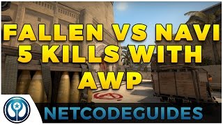 CS:GO - [Pro Clip] Fallen vs Navi 1 Versus 3 Ace