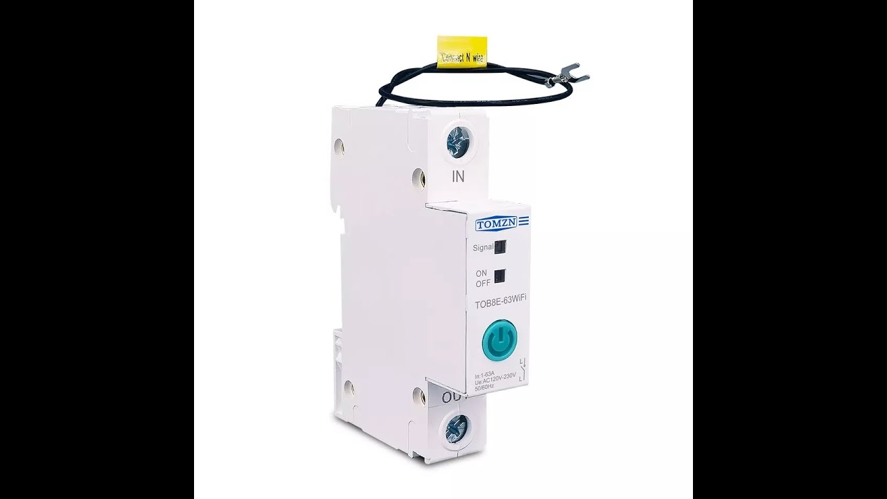 BREAKER / DISYUNTOR INTELIGENTE CON WIFI 63A 120/280V PROGRAMABLE SIN  MEDICION www.porriniz.com 