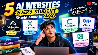 5 AI Websites Every Student Should Know in 2026 🤯 | Study Smarter, Not Harder!