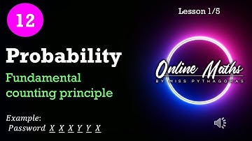 Probability Grade 12: L1 Fundamental Counting Principle