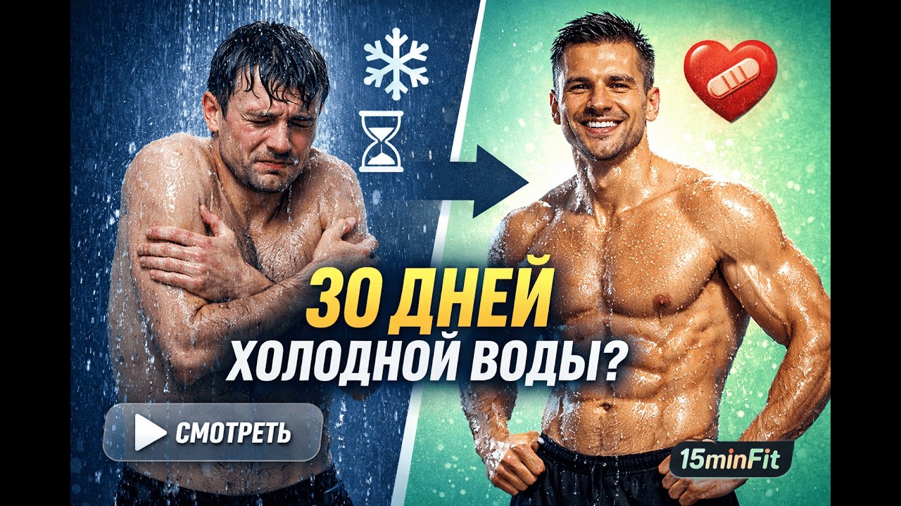 Холодная вода каждый день — что будет с телом через 30 дней?