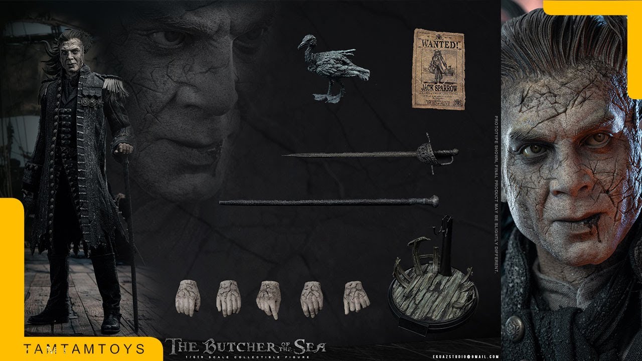 PREVIEW: EKUAZ STUDIO x ECHO DESIGN 1/6 Salazar The Butcher of The Sea EKS013 Action Figure