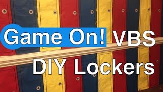 LIfeWay's Game On! VBS Easy DIY Lockers