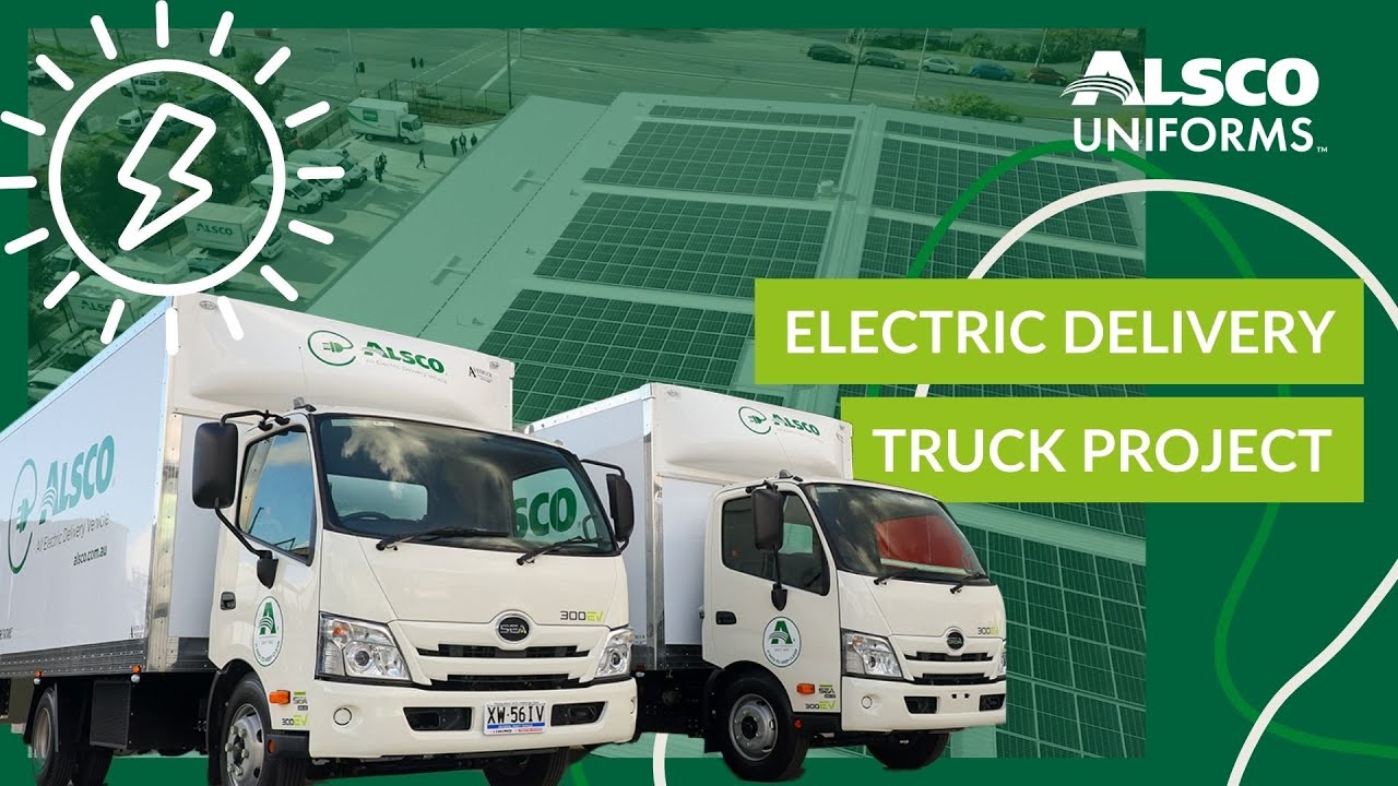 Alsco Electric Delivery Trucks are here! 